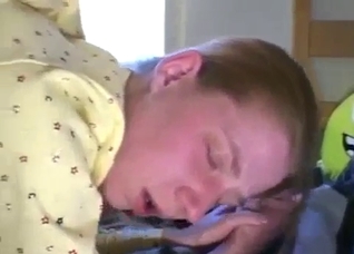 Anal sex with a pasty-ass blonde daughter